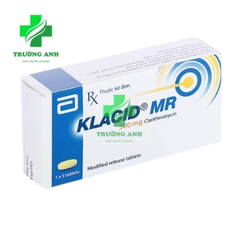 Klacid MR - Thuốc điều trị viêm phế quản mạn có đợt cấp hiệu quả của Ý